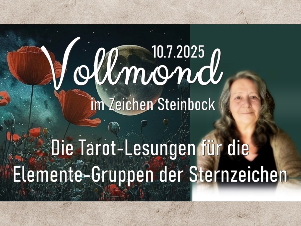 Vollmond im Steinbock am 10.7.2025